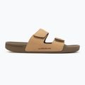Quiksilver uomo Rivi Leather Double Adjust infradito tan 1 2