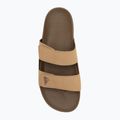 Quiksilver uomo Rivi Leather Double Adjust infradito tan 1 5