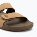 Quiksilver uomo Rivi Leather Double Adjust infradito tan 1 7