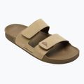 Quiksilver uomo Rivi Leather Double Adjust infradito tan 1