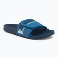 Quiksilver Rivi Slide Adjust blu/blu/verde infradito da uomo
