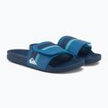 Quiksilver Rivi Slide Adjust blu/blu/verde infradito da uomo 4