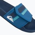 Quiksilver Rivi Slide Adjust blu/blu/verde infradito da uomo 7