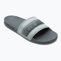 Quiksilver uomo Rivi Wordmark Slide infradito grigio 9