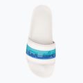 Infradito Quiksilver Rivi Wordmark Slide uomo bianco/blu/blu 6