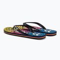 Infradito Quiksilver Molokai Wordblock da uomo nero/blu/rosa 3