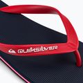 Infradito Quiksilver Molokai Core rosso da uomo 7