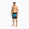 Pantaloncini da bagno Quiksilver Surfsilk Air-Brush Volley da uomo 17" nero 2
