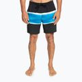 Pantaloncini da bagno Quiksilver Surfsilk Air-Brush Volley da uomo 17" nero 2