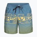 Pantaloncini da bagno Quiksilver Everyday Wordblock Volley 17" da uomo, bering sea