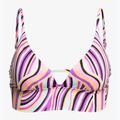 Billabong Sol Searcher, top da bagno a righe con scollo a V