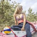 Billabong Sol Searcher, top da bagno a righe con scollo a V 5