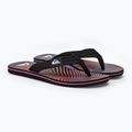 Quiksilver Molokai Layback II infradito da uomo nero/arancio/grigio 4