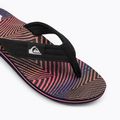 Quiksilver Molokai Layback II infradito da uomo nero/arancio/grigio 7