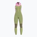 Muta da bagno ROXY 1,5 mm Long John palmed out grigio chiaro da donna