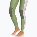 Muta da bagno ROXY 1,5 mm Long John palmed out grigio chiaro da donna 7