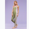 Muta da bagno ROXY 1,5 mm Long John palmed out grigio chiaro da donna 9