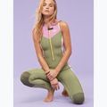 Muta da bagno ROXY 1,5 mm Long John palmed out grigio chiaro da donna 13