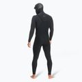 Uomo Quiksilver Highline 5/4/3 Petto Zip Cappuccio Swim Foam Nero 3