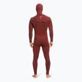 Uomo Quiksilver Highline 5/4/3 Petto Zip Cappuccio Swim Foam Nero 7