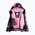 Giacca da snowboard per bambini ROXY Greywood Girl true black blurry flower 9