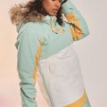Giacca da snowboard donna ROXY Shelter verde cammeo 15