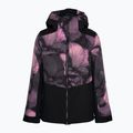 Giacca da snowboard per bambini ROXY Silverwinter Girl true black pansy pansy 3