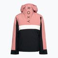 Giacca da snowboard per bambini ROXY Shelter Girl dusty rose 4