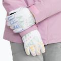 Guanti da snowboard da donna ROXY Jetty nero brillante bianco sapone 7