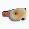 Quiksilver Greenwood S3 black redwood/clux gold mi occhiali da snowboard 5