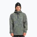 Quiksilver Shredder Hoodie felpa da snowboard tie dye true black