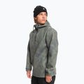 Quiksilver Shredder Hoodie felpa da snowboard tie dye true black 4