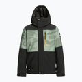 Quiksilver Mission Printed Block Giacca da snowboard per bambini in camo spray con corona d'alloro 6