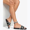 Infradito donna ROXY Slippy Knit nero 5