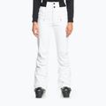 Pantaloni da snowboard da donna ROXY Rising High bianco brillante