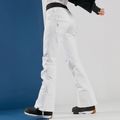 Pantaloni da snowboard da donna ROXY Rising High bianco brillante 6