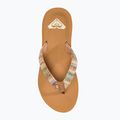 ROXY Porto Raffia II infradito donna multi/oliva 5