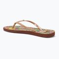 Infradito donna ROXY Bermuda Print combo marrone 3