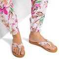 ROXY Paia V infradito donna bianco/rosa stampato 4