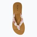 ROXY Paia V infradito donna bianco/rosa stampato 6