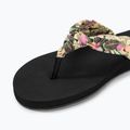 ROXY Paia V infradito da donna nero/rosa/limone tenue 7