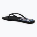 ROXY Viva Stamp II infradito da donna nero/boysenberry 3