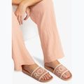 ROXY Slippy Knit infradito da donna grano/caffè turco 4