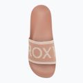 ROXY Slippy Knit infradito da donna grano/caffè turco 5