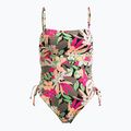 Costume intero donna ROXY Printed Beach Classics Lace UP antracite palm song s