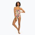 Costume intero donna ROXY Printed Beach Classics Lace UP antracite palm song s 3