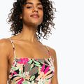 Costume intero donna ROXY Printed Beach Classics Lace UP antracite palm song s 6