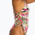 Costume intero donna ROXY Printed Beach Classics Lace UP antracite palm song s 7