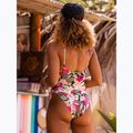 Costume intero donna ROXY Printed Beach Classics Lace UP antracite palm song s 10