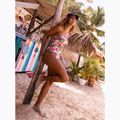 Costume intero donna ROXY Printed Beach Classics Lace UP antracite palm song s 11